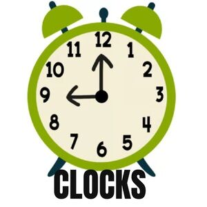 The following listings are all clocks